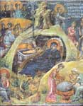 Η Γέννηση του Χριστού από τον Άγιο Νικόλαο Ορφανό, Θεσσαλονίκη 1310-1320 μ.Χ.