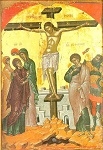 Σταύρωση - 1546 μ.Χ. - Mονή Σταυρονικήτα, Άγιον Όρος (Κρητική σχολή, Θεοφάνης ο Kρής)