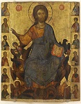 Ο Χριστός εν δόξη και οι δώδεκα Απόστολοι - άγνωστος ζωγράφος από την Κωνσταντινούπολη, μέσα 14ου αιώνα μ.Χ.