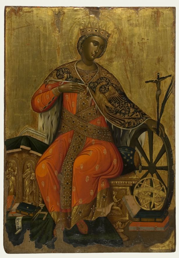 Αγία Αικατερίνη - Βίκτωρ - Β΄ μισό 17ου αιώνα μ.Χ. Από τη Messina - Αθήνα, Βυζαντινό και Χριστιανικό Μουσείο