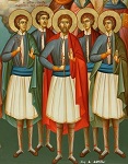 Άγιοι Γεώργιος, Μανουήλ, Θεόδωρος, Γεώργιος και Μιχαήλ από τη Σαμοθράκη