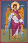 Αρχάγγελος Γαβριήλ - Καζακίδου Μαρία© (byzantineartkazakidou. blogspot.com)