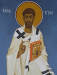 Άγιος Τίτος ο Απόστολος - Ι. Ν. Οσίων Παρθενίου και Ευμενίου των εν Κουδουμά, δια χειρός Παναγιώτη Μόσχου (2006 μ.Χ.)