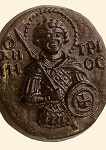 Kαμέος με τον Άγιο Δημήτριο ημίσωμο - 13ος αι. μ.Χ. - Mονή Xιλανδαρίου, Άγιον Όρος