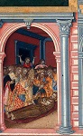 Όσιος Αλέξιος ο άνθρωπος του Θεού - Ιερός Ναός Yπεραγίας Θεοτόκου Aντιβουνιώτισσας Kέρκυρα - Στέφανος Tζανκαρόλας, τέλη 17ου αιώνα