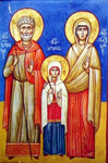 Οι Άγιοι Ζαβουλών και Σωσσάνη μαζί με την Αγία Νίνα