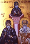 Άγιοι Γεώργιος Αρχιεπίσκοπος Μυτιλήνης, Συμεών ο Νέος Στυλίτης και Δαβίδ ο Μοναχός