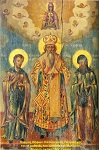 Ο Άγιος Νήφων και οι μαθητές του Ιωάσαφ και Μακάριος - 19ος μ.Χ. αιώνας