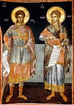 Άγιοι Σέργιος και Βάκχος - Θεοφάνους Κρητός, Καθολικόν Ι. Μ. Μ. Λαύρας